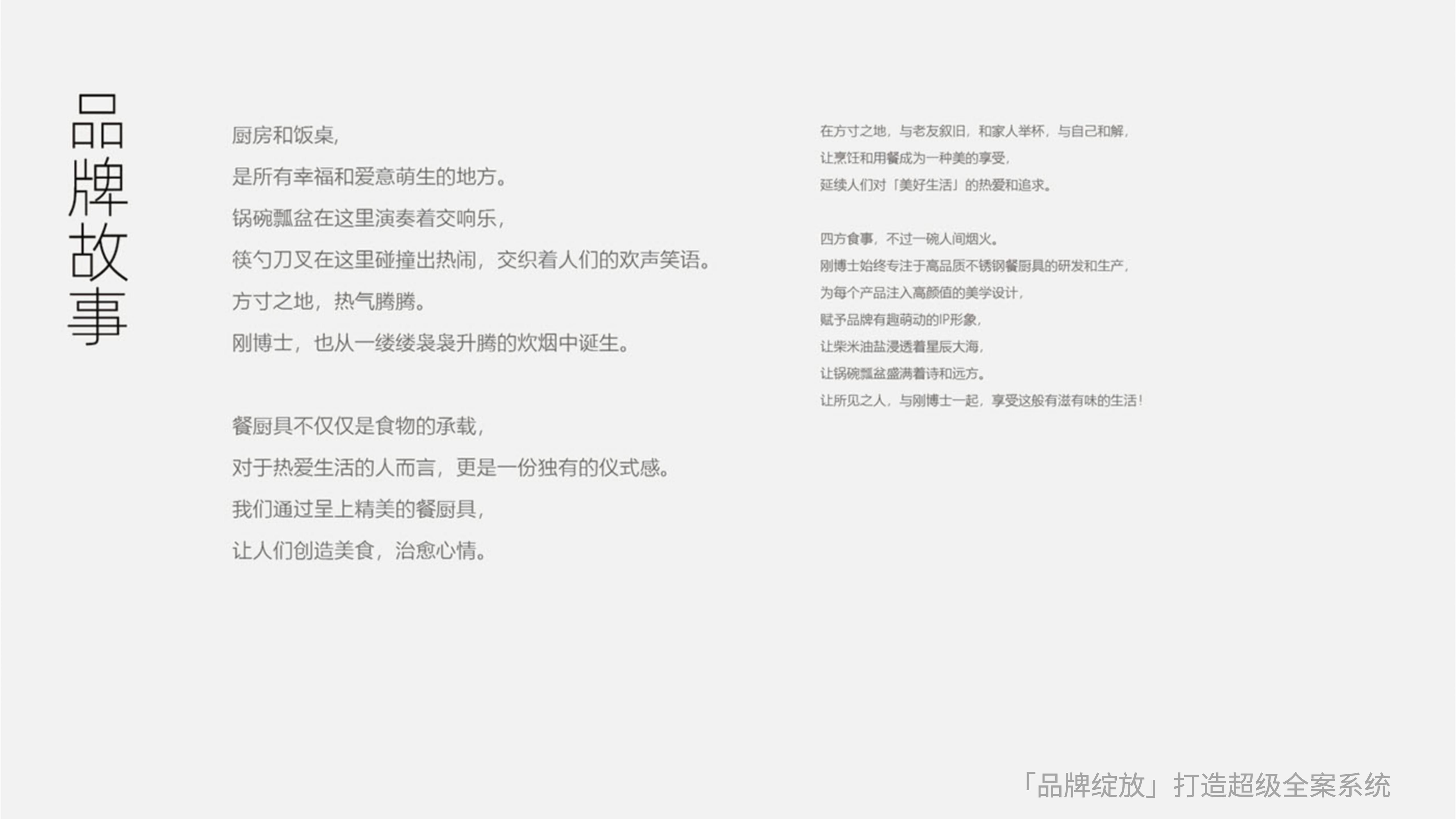 剛博士品牌全案策略 剛博士品牌全案策略